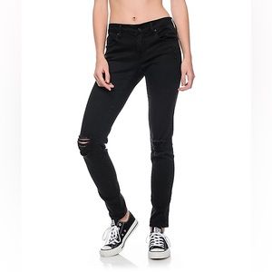 Empyre Tessa Black Storm Destroyed Skinny Jeans